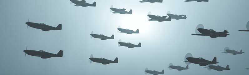war plane in the sky