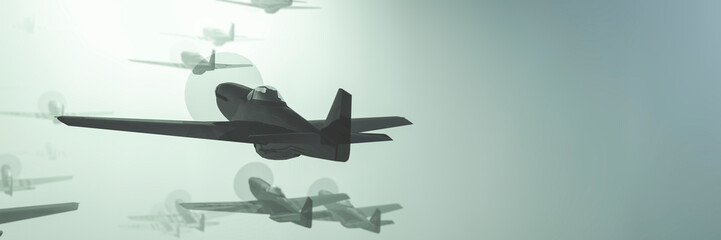 war plane in the sky