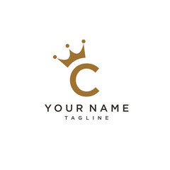 C king logo design. Premium letter C logo design. Luxury linear creative monogram.
