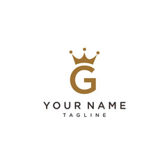 G king logo design. Premium letter G logo design. Luxury linear creative monogram.