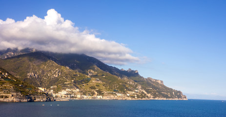 Fototapeta na wymiar Summer in Positano, Amalfi Coast, Italy 