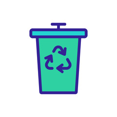 zero waste wooden scallops icon vector. zero waste wooden scallops sign. color symbol illustration