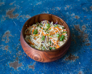 ensalada de soja vegetariana