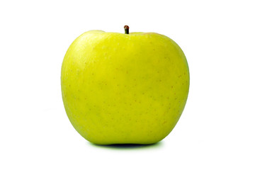 green apple isolated on white