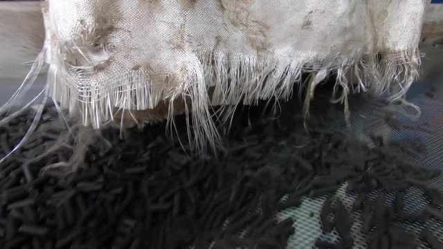 Production of heat-treated sludge in the form of granules at modern sewage treatment facilities. Phosphorus-nitrogen fertilizers. Sochi, Russia.