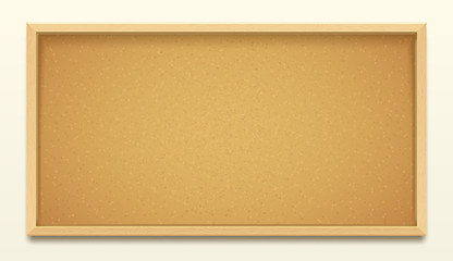 Cork board wood frame background, pin noticeboard