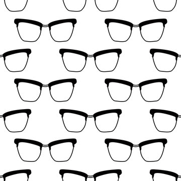 glasses seamless pattern