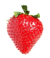 Fresh strawberry isolated on white background
