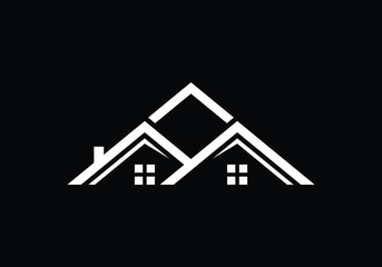 Real estate logo, House logo, Home logo sign symbol