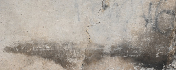 Fond mur grunge avec fissure