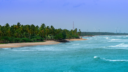 Beaches near Kanyakumari, Tamil Nadu the southern tip of India