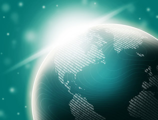 global connection in the universe © SENKI