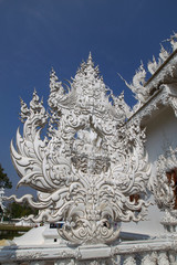 Fototapeta na wymiar White temple of Wat Rong Khun, Thailand