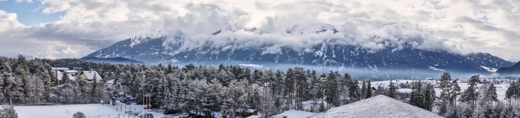 Snowy Valley "Inn" in Tirol in Austria 