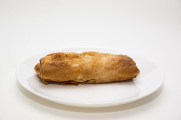 fresh baked crispy pie