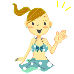 女の子ビキニ　こちら