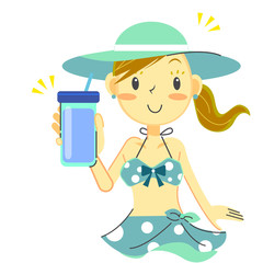 girl, heatstroke prevention
