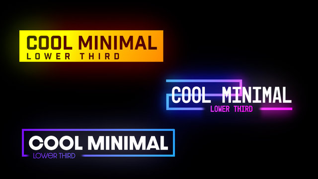 Cool Minimal Box Lower Third