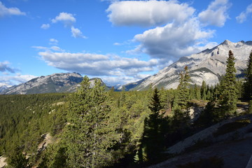 Views of Canada - national park Banff and Lake Louise.