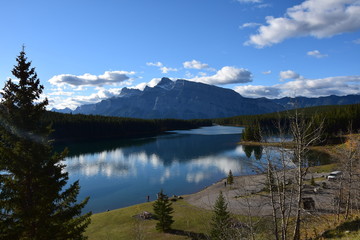 Views of Canada - national park Banff and Lake Louise.