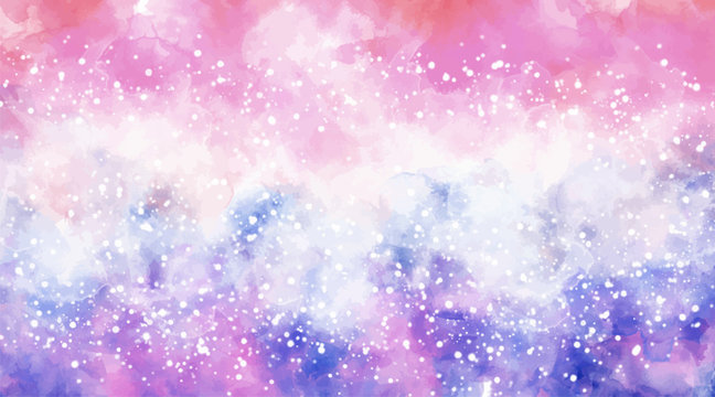 Colorful splash watercolor. Watercolor backdrop. Colorful background watercolor. Abstract colorful splash watercolor on white background. Purple pink background watercolor. 