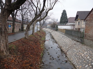Forbach germany street early spring