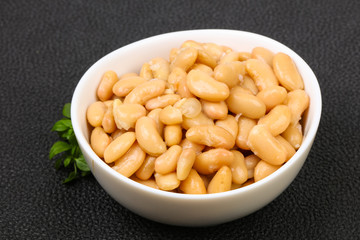 Baked white bean