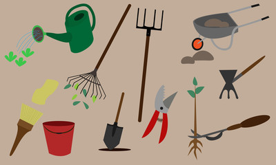 
garden tools
