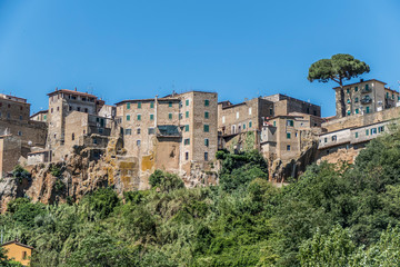 Fototapeta na wymiar Landscape of Pitigliano