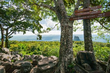 Myanmar Travel Images Taung Kalat Buddhist monastery.