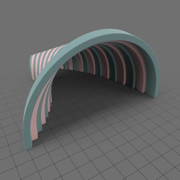 Ribbed arch