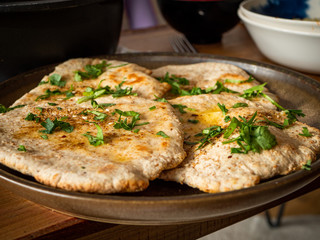 Indian Naan Bread freshly made