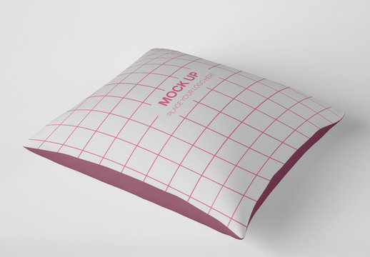 Square Pillow Mockup