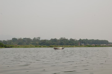 Pescadores en el lago Inle 