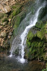 Fototapeta na wymiar Little waterfall in Lillafüred