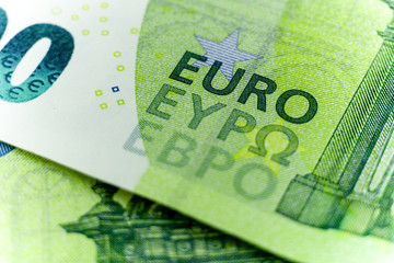 Close up of 100 euro notes - selective focus