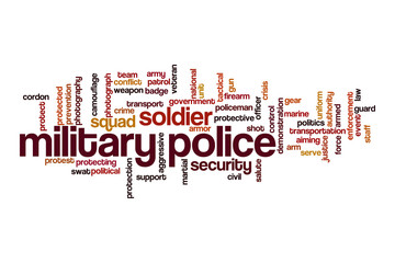 Military police cloud concept