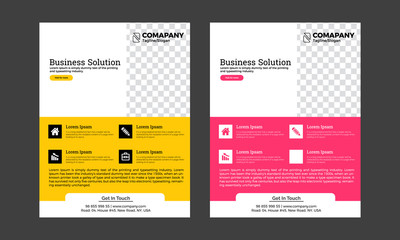 Print Flyer Design Template