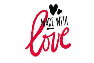 Made with love. Thank you for yourPURCHASE. Hand lettering for your design