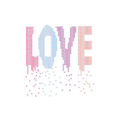 color polka text tee illustration art vector