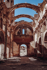 Fototapeta na wymiar Convento de San Agustin, Belchite