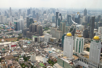 Fototapeta premium widok z lotu ptaka bangkoku