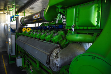 gas generator with a capacity of 2 megawatts power plant