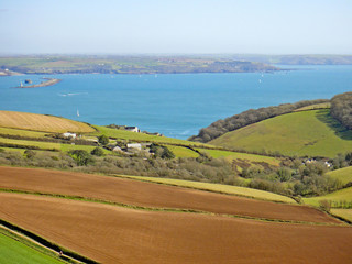 Rame peninsular and Plymouth Sound, Cornwall