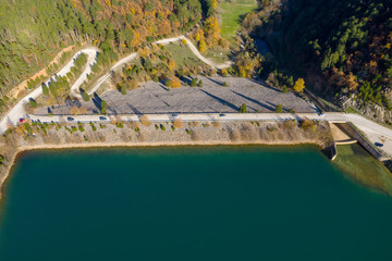 Lake Doxa aerial view