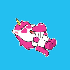 unicorn fall in love