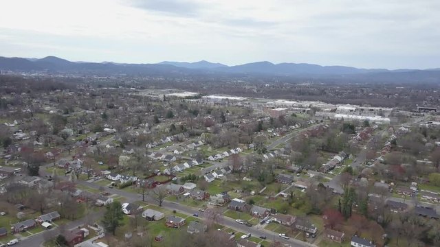 Maryland Ciudad vida comun cuarentena ambiente supermercado solo drone parqueo solo 4k