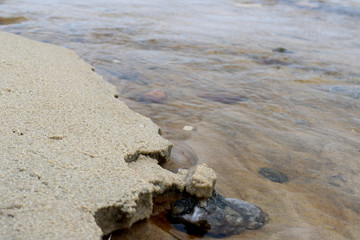 stones in the sand