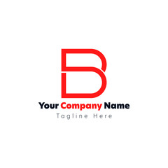 Letter B logo, Vector Art minimalist, flat, Concepts, Abstract, Company logos, Multi colors, Brilliant concept for business startups, Variations of B, Letter B Explorations, Lineart Vectors