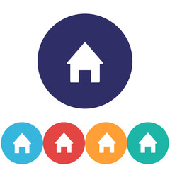 Obraz premium House vector icon , lorem ipsum Flat design